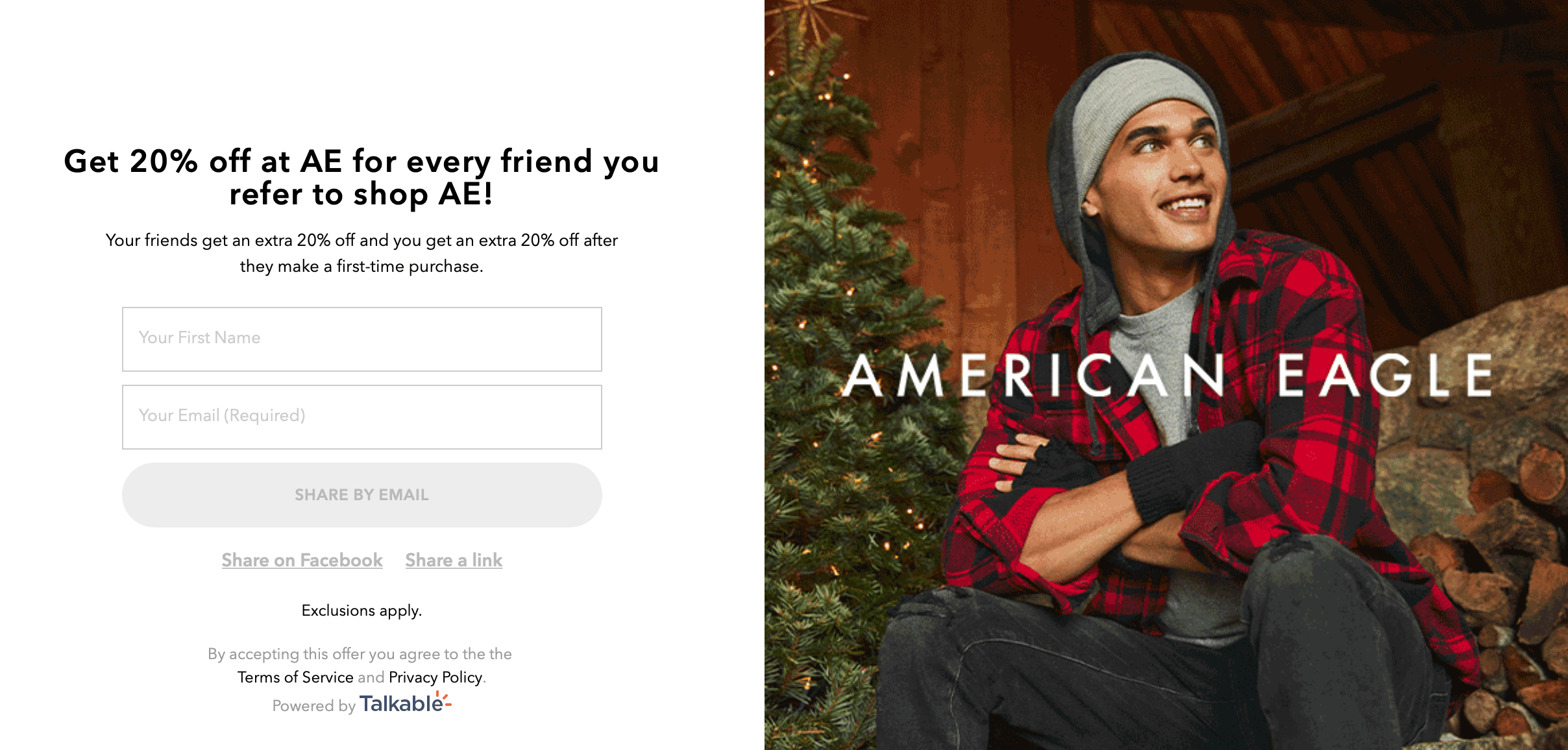 american eagle client showcase retail referral marketing platform