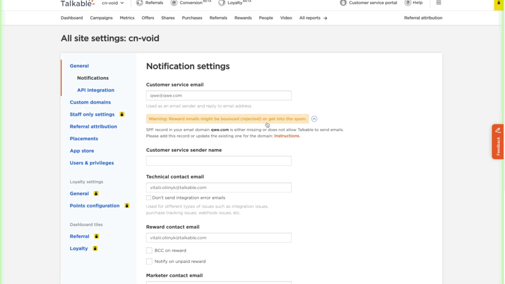 Custom Domain: Inconsistency Fixes