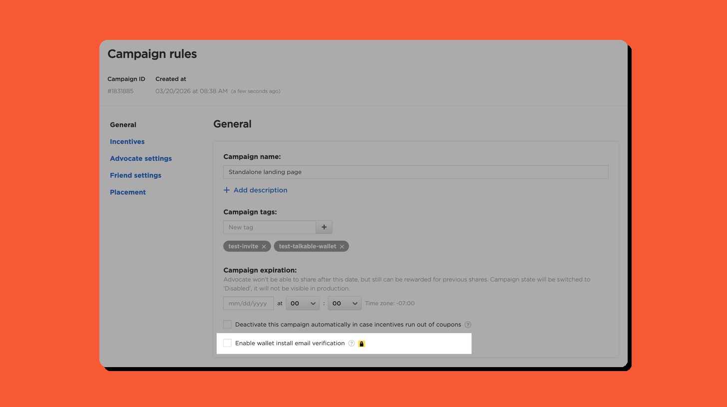 Verify Your Email Before Installing a Wallet Pass