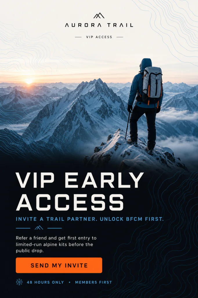 Fictional BFCM email: VIP early access