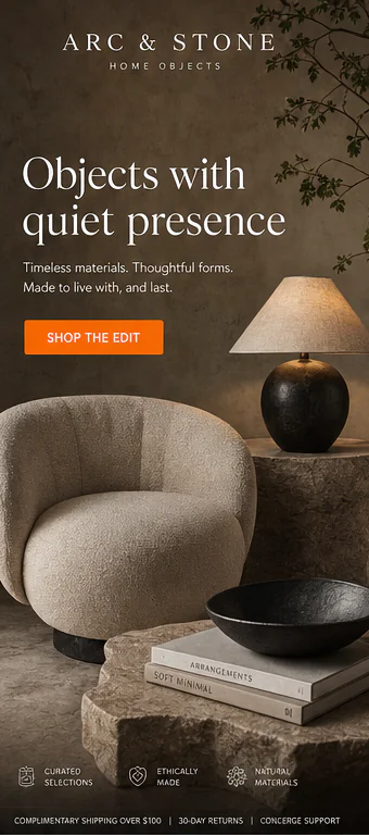 Atelier N°7 post-purchase referral email